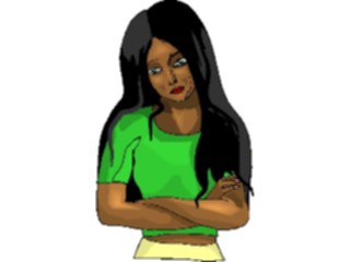 Sticker Custom Preview Image #101839 People General Woman Sad1