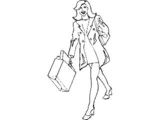 Sticker Custom Preview Image #101846 People General Woman Shopping3