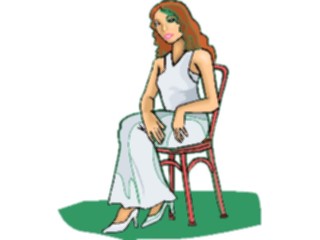 Sticker Custom Preview Image #101863 People General Woman Sitting14