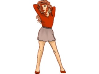 Sticker Custom Preview Image #101884 People General Woman Standing03