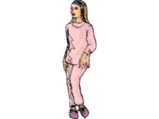 Sticker Custom Preview Image #101887 People General Woman Standing06