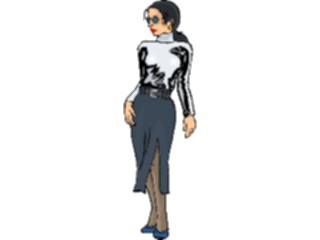 Sticker Custom Preview Image #101888 People General Woman Standing07