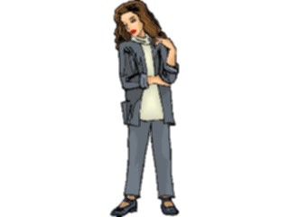Sticker Custom Preview Image #101889 People General Woman Standing08