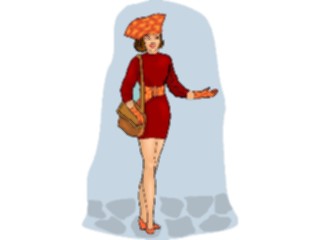 Sticker Custom Preview Image #101891 People General Woman Standing10