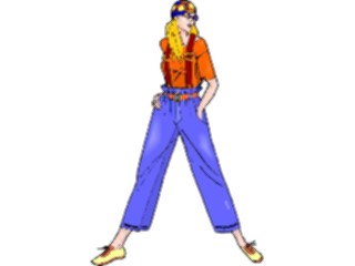 Sticker Custom Preview Image #101892 People General Woman Standing11