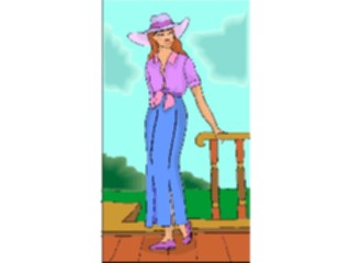 Sticker Custom Preview Image #101893 People General Woman Standing12