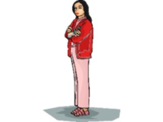 Sticker Custom Preview Image #101899 People General Woman Standing18