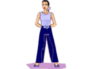 Sticker Custom Preview Image #101901 People General Woman Standing20