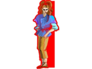 Sticker Custom Preview Image #101905 People General Woman Standing24