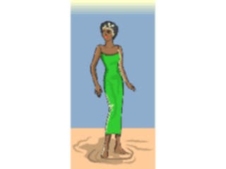 Sticker Custom Preview Image #101906 People General Woman Standing25