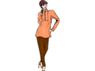 Sticker Custom Preview Image #101910 People General Woman Standing29