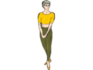 Sticker Custom Preview Image #101911 People General Woman Standing30