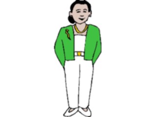 Sticker Custom Preview Image #101913 People General Woman Standing32
