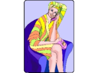 Sticker Custom Preview Image #101922 People General Woman Talkingon Phone4
