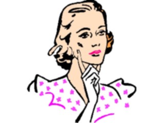Sticker Custom Preview Image #101924 People General Woman Thinking1