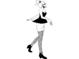 Sticker Custom Preview Image #101933 People General Woman Walking3