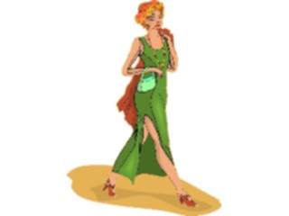 Sticker Custom Preview Image #101937 People General Woman Walking7