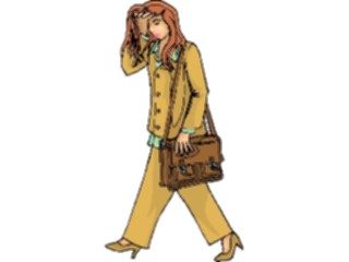 Sticker Custom Preview Image #101938 People General Woman Walking8