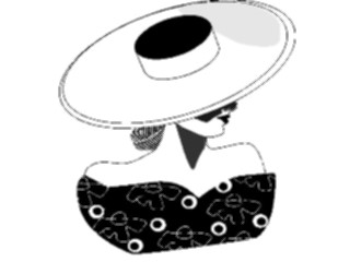 Sticker Custom Preview Image #101946 People General Woman Wearing Hat01
