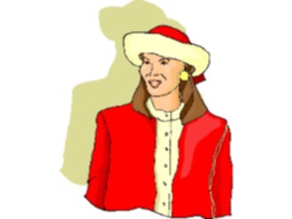 Sticker Custom Preview Image #101949 People General Woman Wearing Hat04