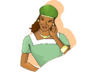 Sticker Custom Preview Image #101950 People General Woman Wearing Hat05