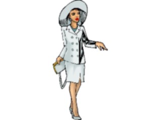 Sticker Custom Preview Image #101953 People General Woman Wearing Hat08