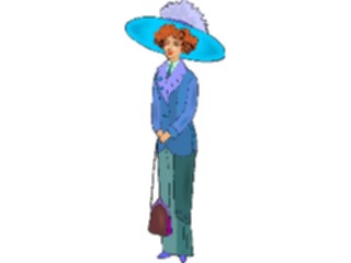 Sticker Custom Preview Image #101962 People General Woman Wearing Hat18