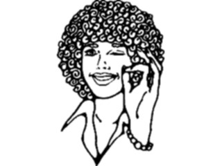 Sticker Custom Preview Image #101966 People General Woman Winking