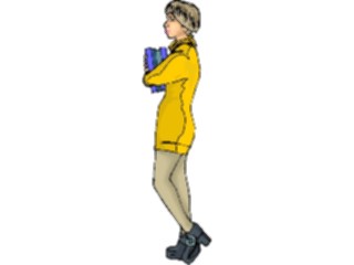 Sticker Custom Preview Image #101978 People General Womanwith Books