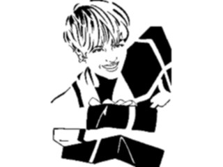 Sticker Custom Preview Image #101999 People General Womanwith Gifts