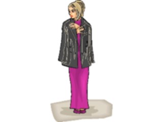 Sticker Custom Preview Image #102001 People General Womanwith Jacket