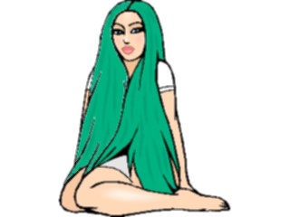 Sticker Custom Preview Image #102005 People General Womanwith Long Hair
