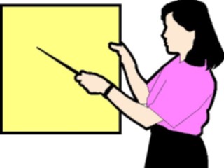 Sticker Custom Preview Image #102006 People General Womanwith Pointer