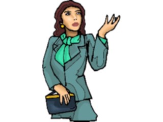 Sticker Custom Preview Image #102007 People General Womanwith Purse1
