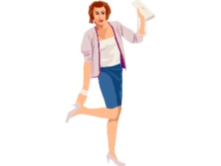 Sticker Custom Preview Image #102014 People General Womanwith Small Bag