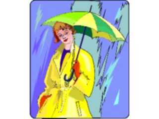 Sticker Custom Preview Image #102023 People General Womanwith Umbrella3