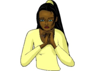 Sticker Custom Preview Image #102031 People General Woman Worried