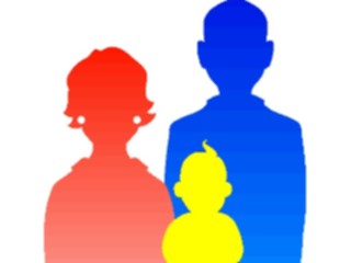 Sticker Custom Preview Image #102434 People Silhouettes Family3
