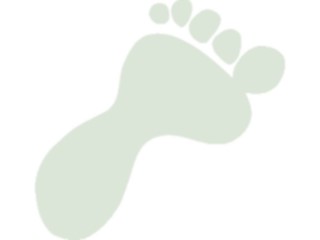 Sticker Custom Preview Image #102444 People Silhouettes Footprint2