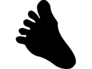 Sticker Custom Preview Image #102445 People Silhouettes Footprint3