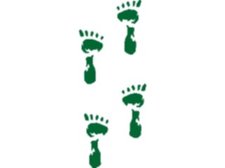 Sticker Custom Preview Image #102461 People Silhouettes Footprints08