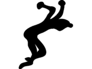 Sticker Custom Preview Image #102518 People Silhouettes Leaping Mad