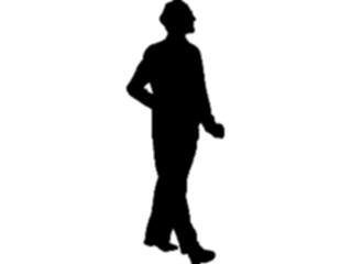 Sticker Custom Preview Image #102584 People Silhouettes Man Walking2