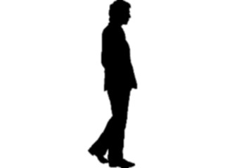 Sticker Custom Preview Image #102586 People Silhouettes Man Walking4