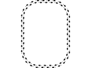Sticker Custom Preview Image #102624 People Silhouettes Ovalof Footprints3