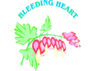 Sticker Custom Preview Image #103080 Plants Flowers Flowers Bleeding Heart