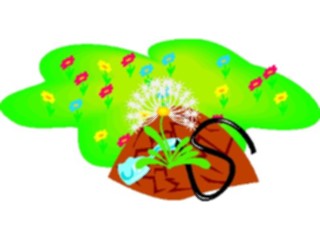 Sticker Custom Preview Image #103192 Plants Flowers Flowers Dandelionin Garden