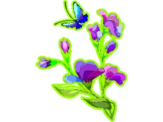 Sticker Custom Preview Image #103201 Plants Flowers Flowers Eating Pea