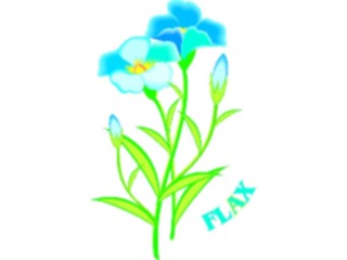 Sticker Custom Preview Image #103208 Plants Flowers Flowers Flax