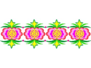 Sticker Custom Preview Image #103877 Plants Flowers Flowers Flower Border084